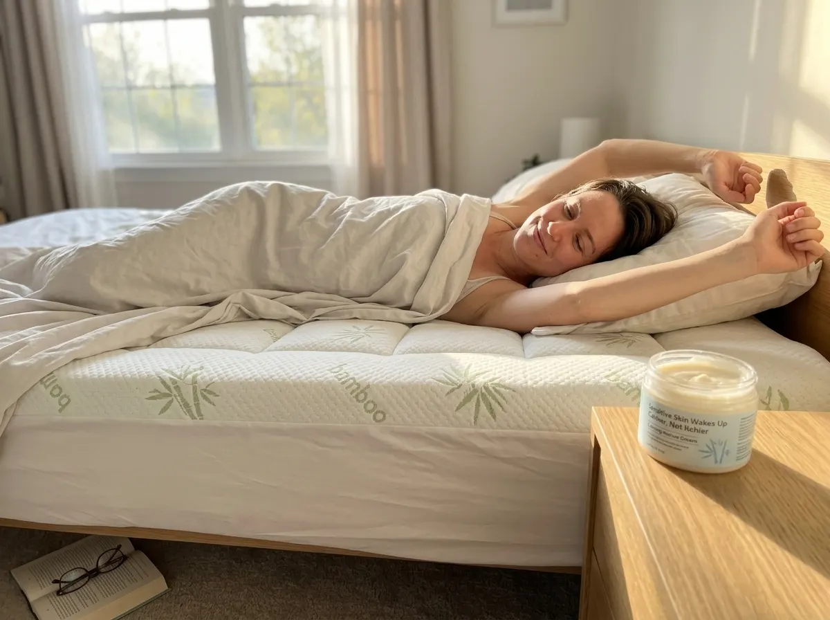 Sensitive Skin Wakes Up Calmer, Not Itchier