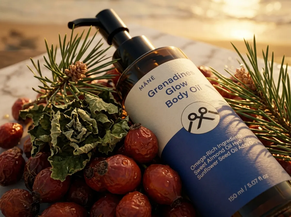 Organic Rosehip, Patchouli, and Pine