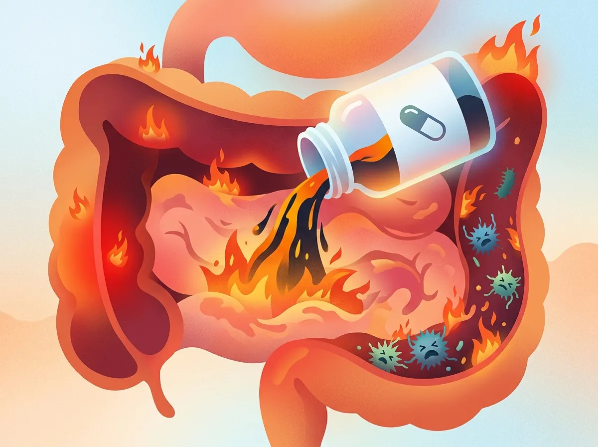 3) The Classic Probiotic Mistake: The "Gasoline on the Fire" Effect