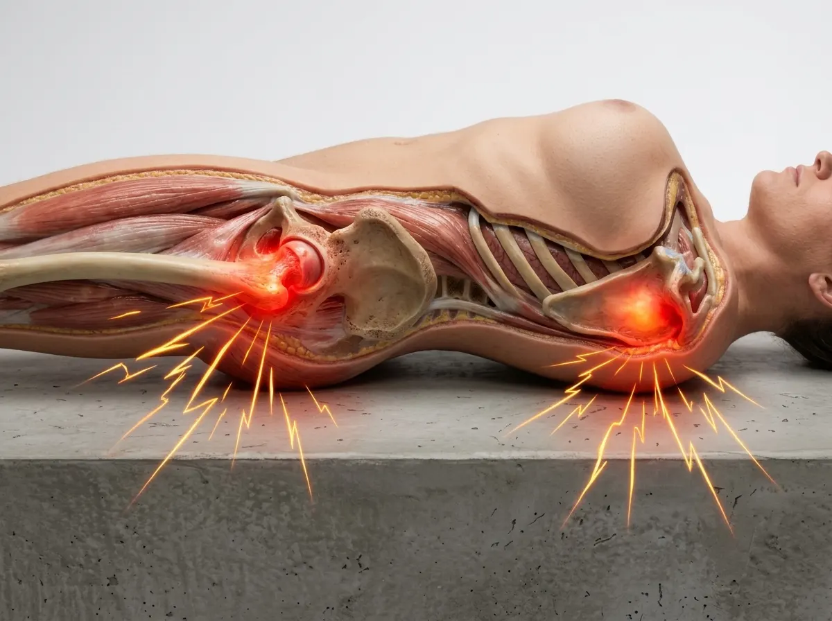 Your Hip Carries Your Whole Side on a Firm Mattress