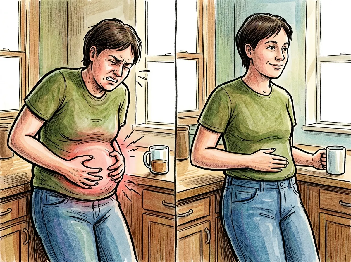 A Calmer Stomach After Your Cup