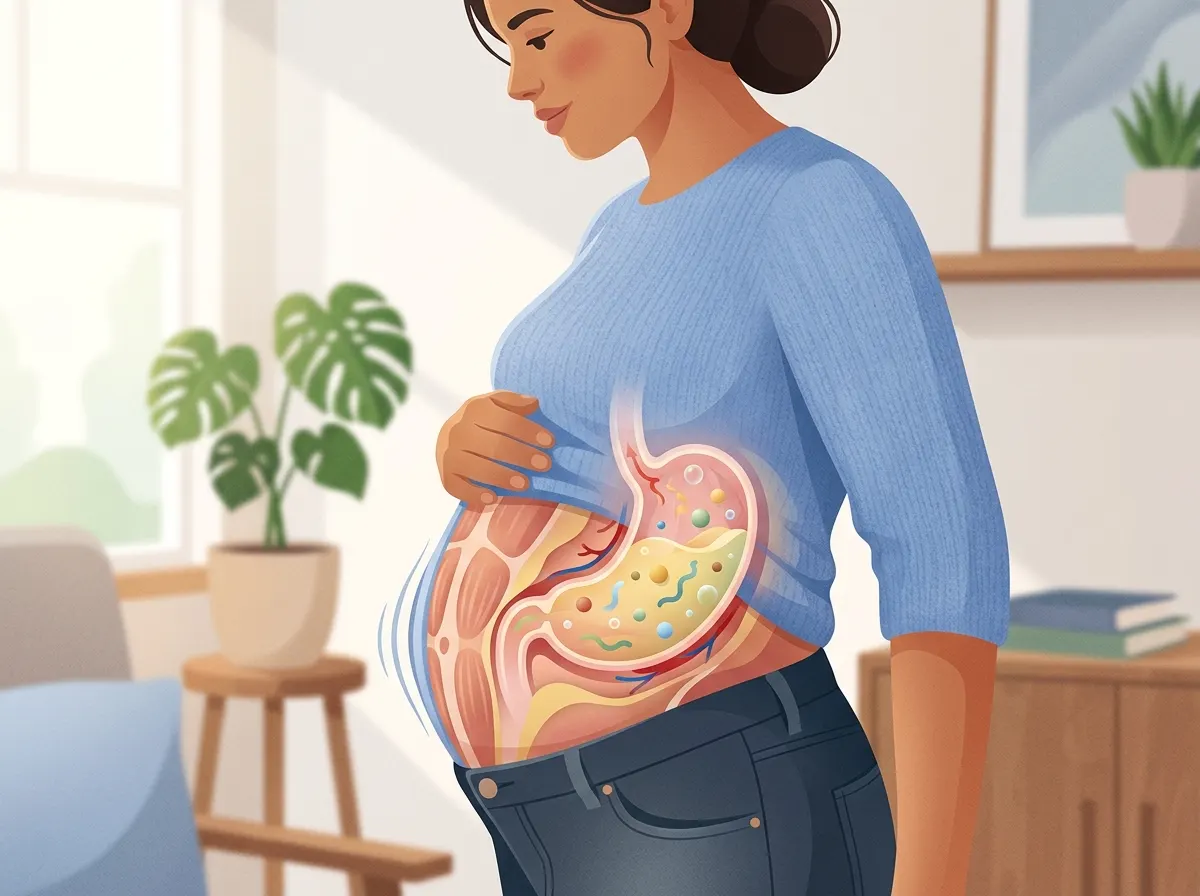 2) The Invisible Biological Mechanism: Why Your Stomach Pushes Against Your Clothes