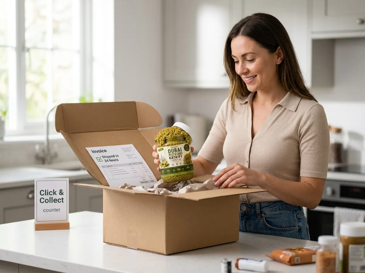 Click & Collect or shipped in 24 hours removes ordering hesitation