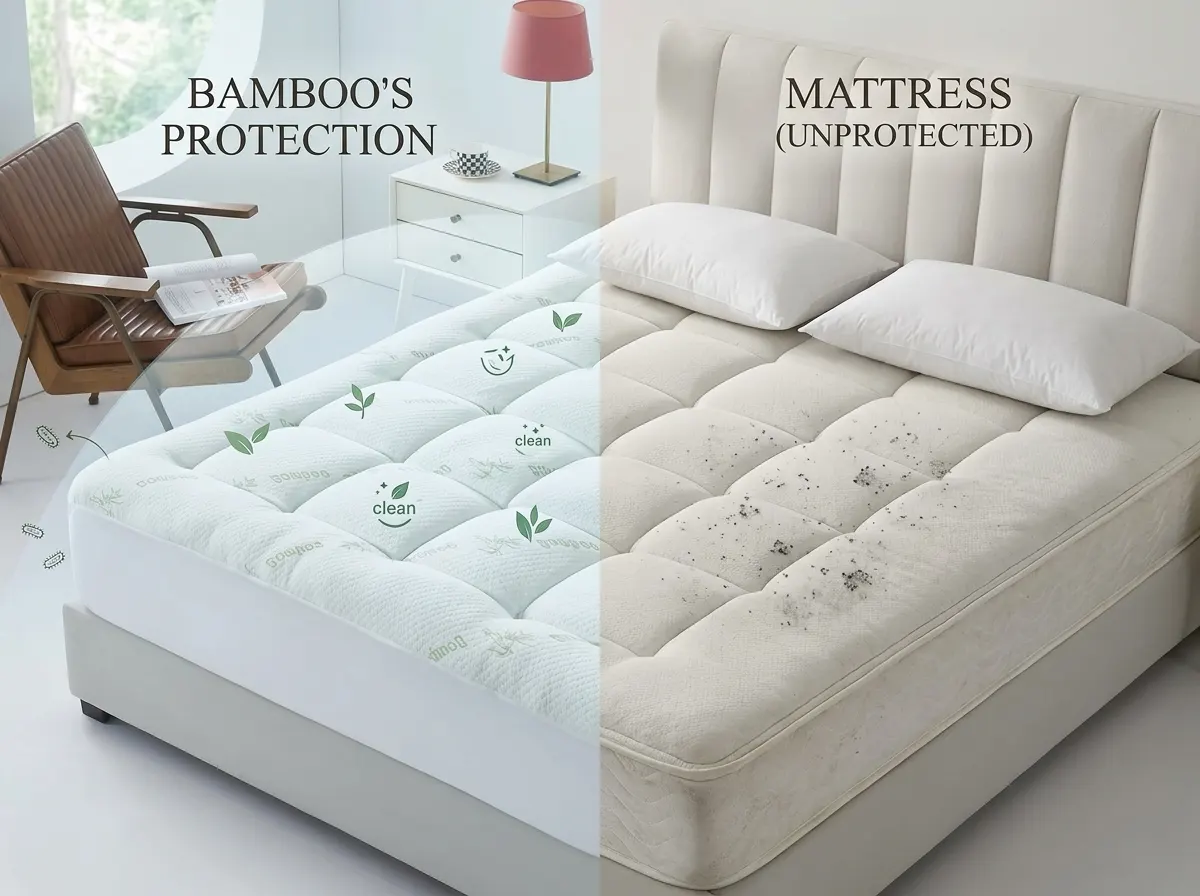 Bamboo Fights the Bacteria Your Mattress Can't
