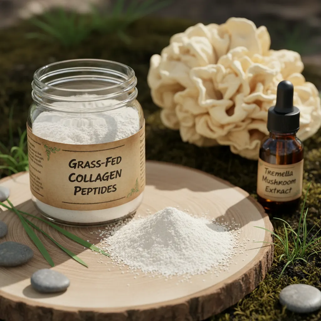 Grass-Fed Collagen Peptides or Tremella Mushroom Extract