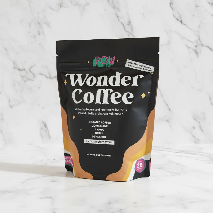 A certified lab technician or -control specialist examining a Wonder Coffee batch in a professional testing environment, h...