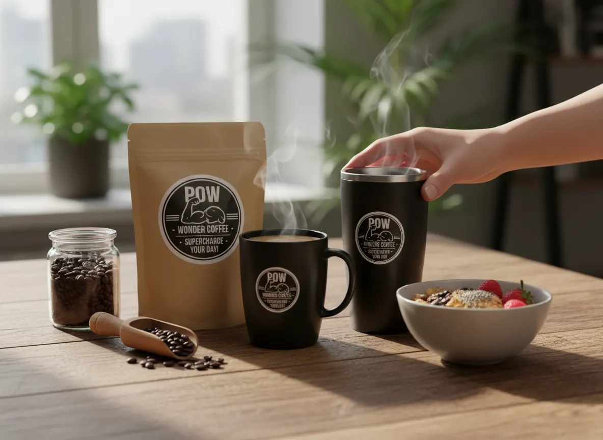 pow wonder coffee starter pack shot