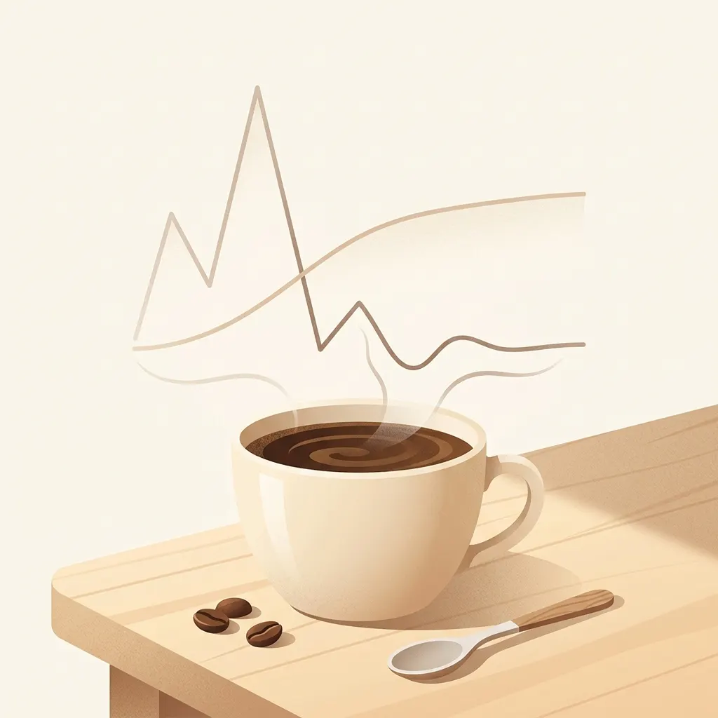 Your coffee spikes you fast, then drops you just as hard