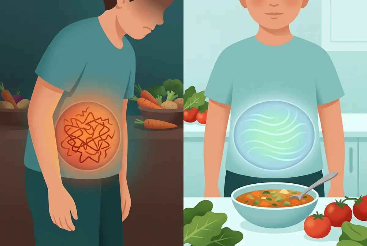 Calm the Tummy Troubles Fussy Eating Brings