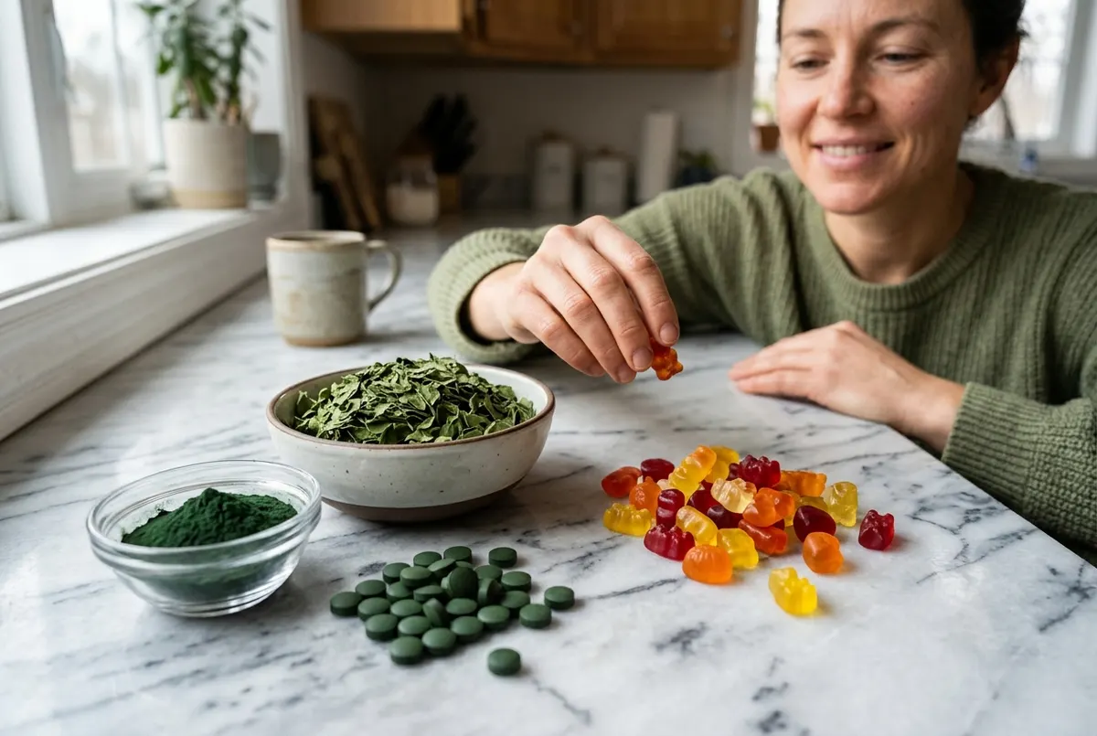 30+ whole-food nutrients beat isolated vitamin gummies