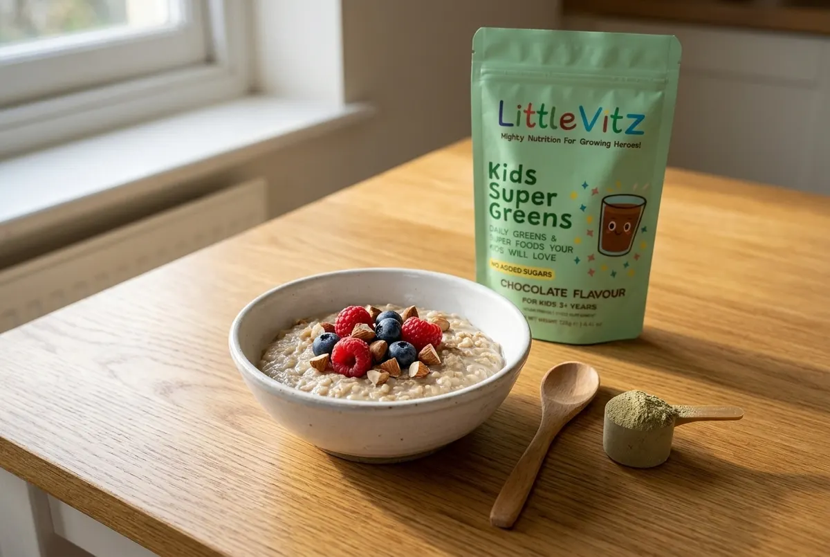 One scoop daily closes the nutrient gap that compounds constipation