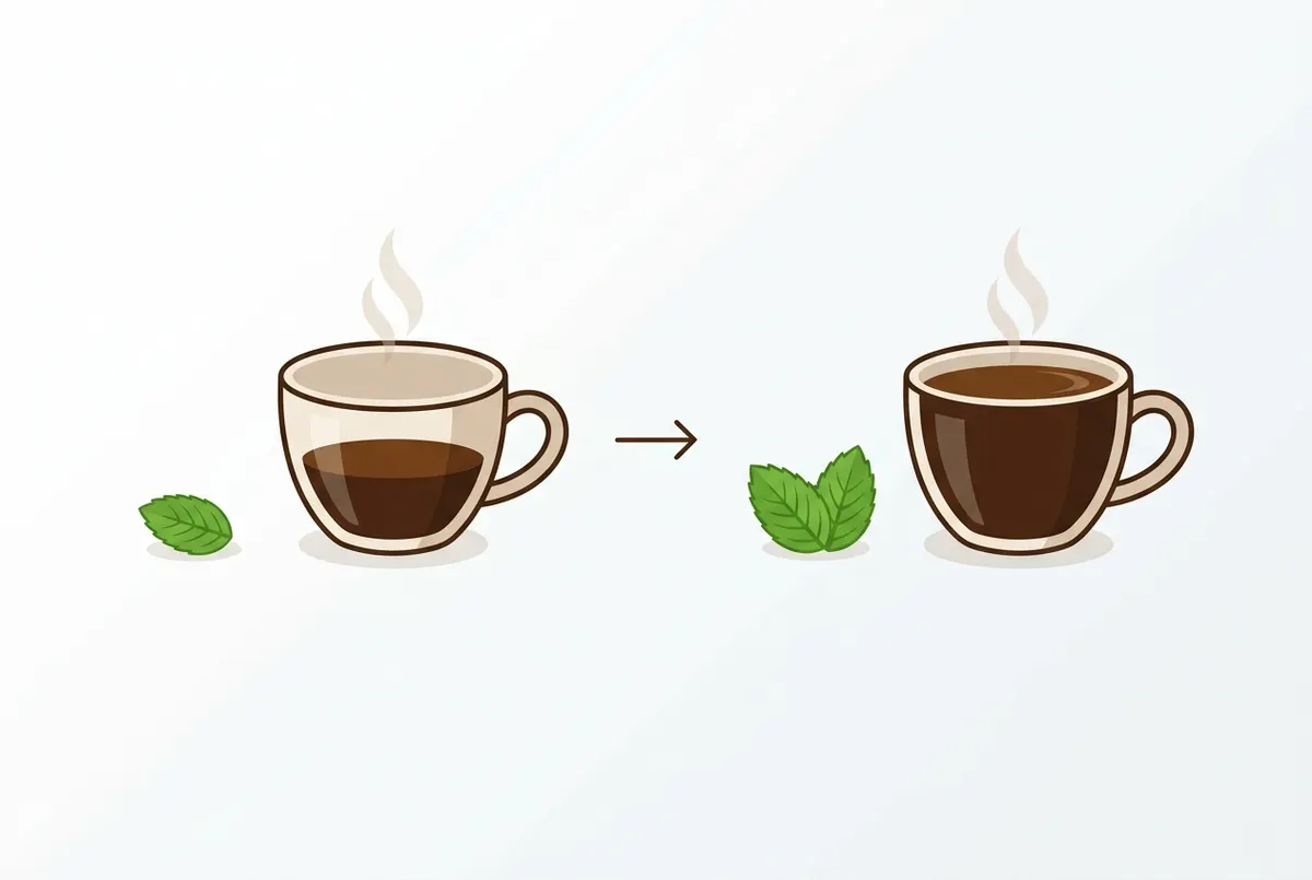 Half the Caffeine Is Often All You Actually Need