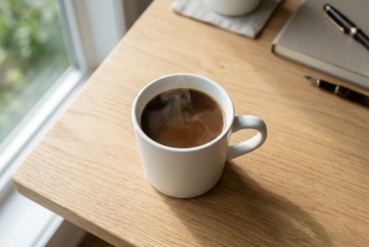 Half the caffeine, full focus without the jitters