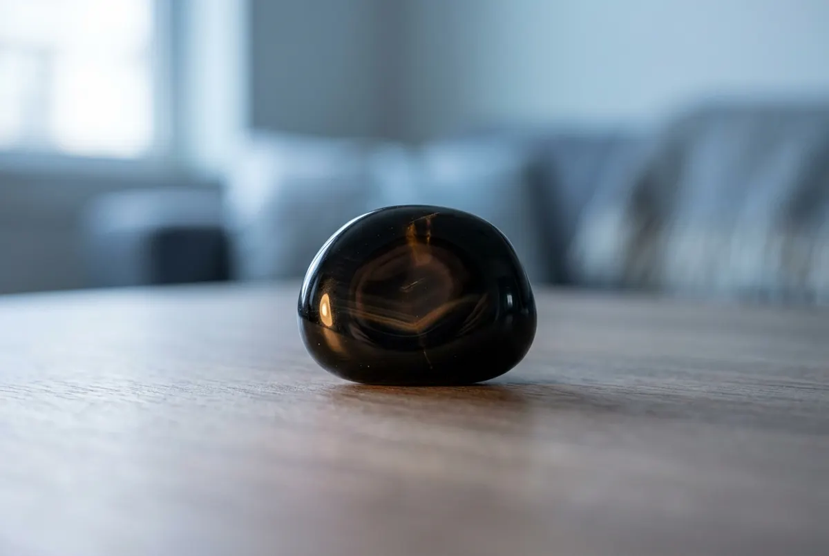Black Onyx absorbs electromagnetic static your nervous system can't shut down