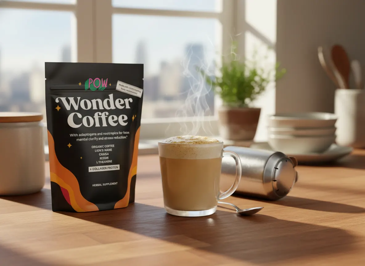 Real Coffee Taste Without the Mushroom Flavor