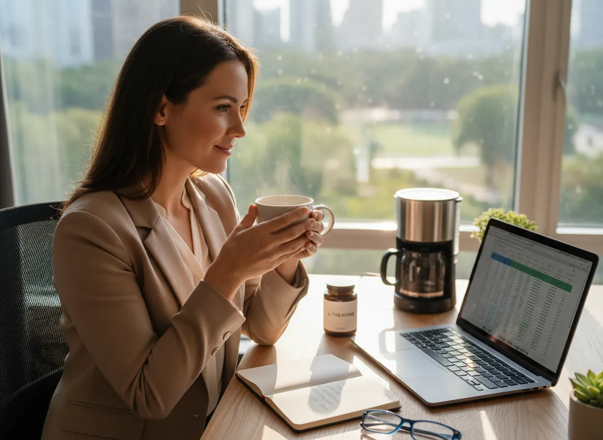 L-theanine smooths caffeine's rough edges into sustained clarity