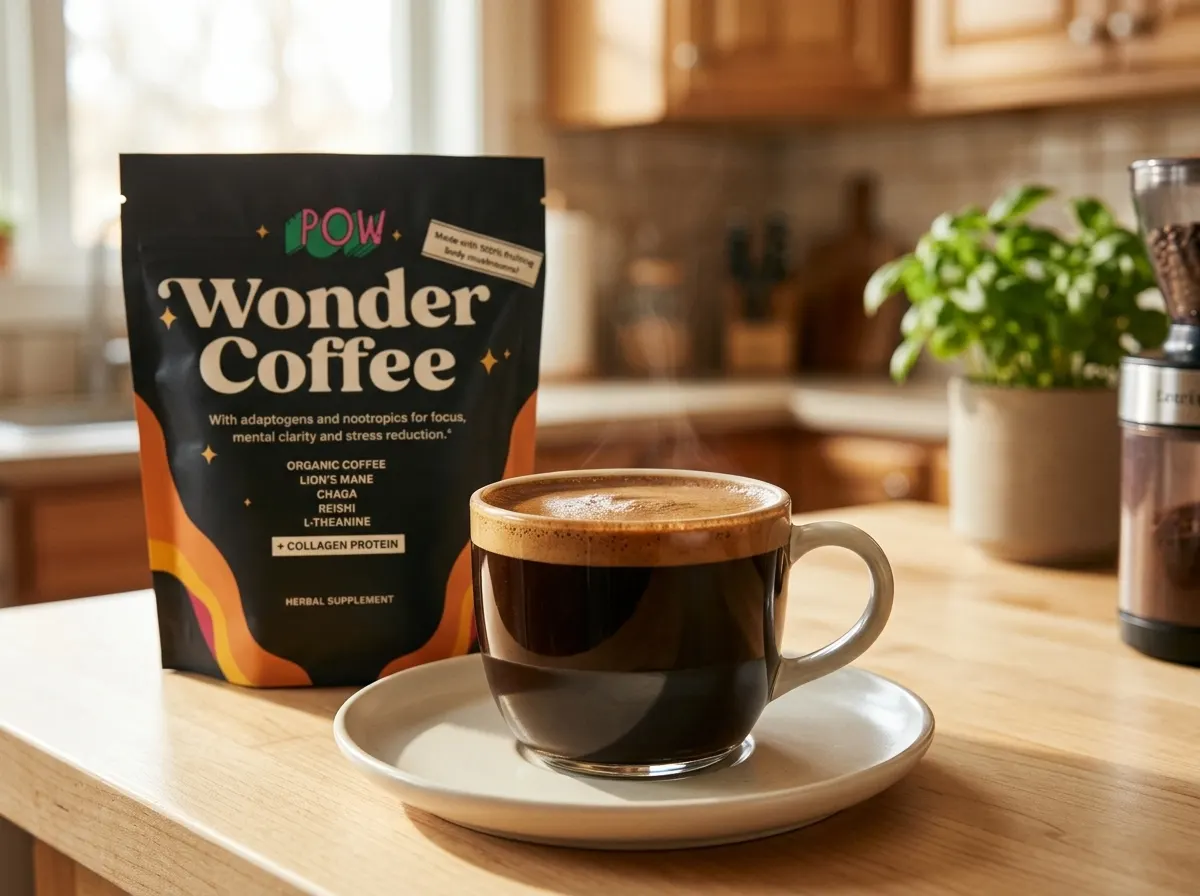 L-theanine and 60mg caffeine work in tandem to eliminate jitters and crashes