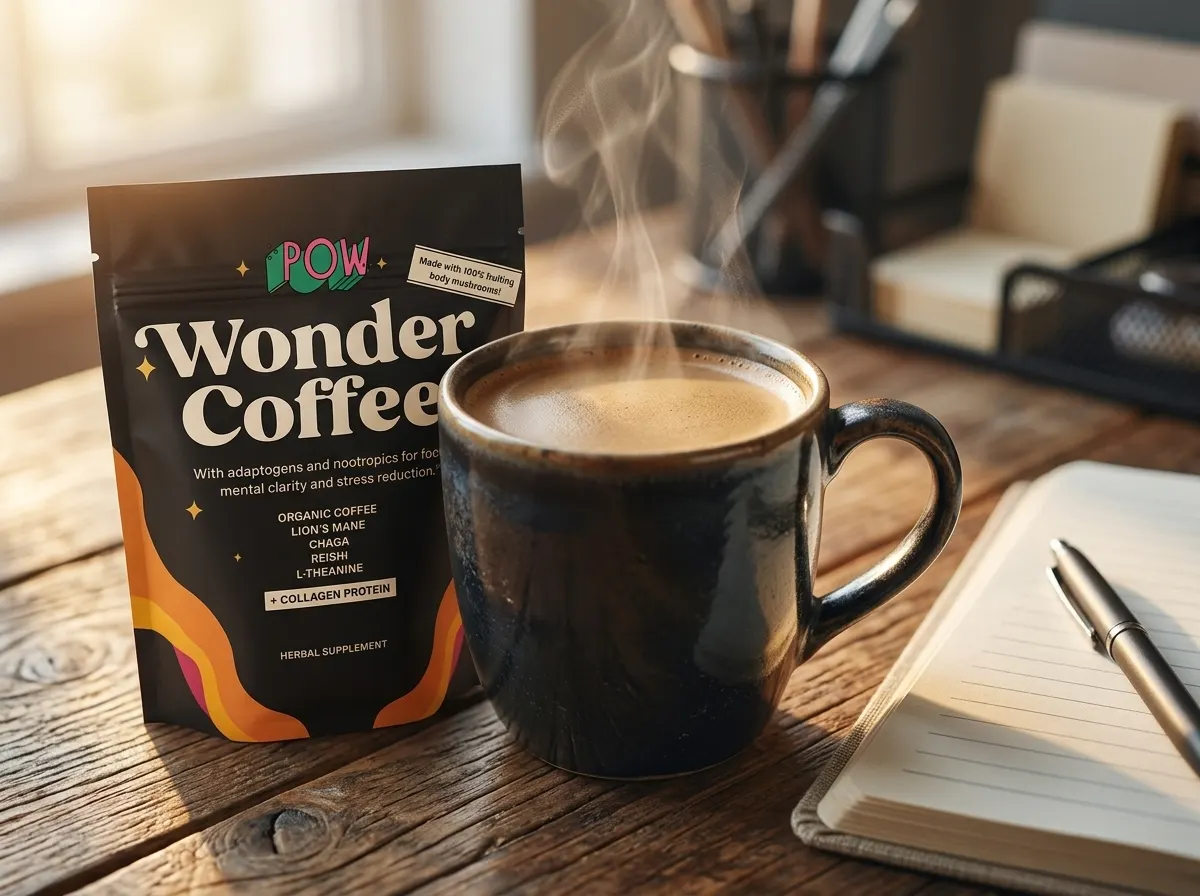 L-theanine pairs with lower caffeine to deliver calm, sustained alertness