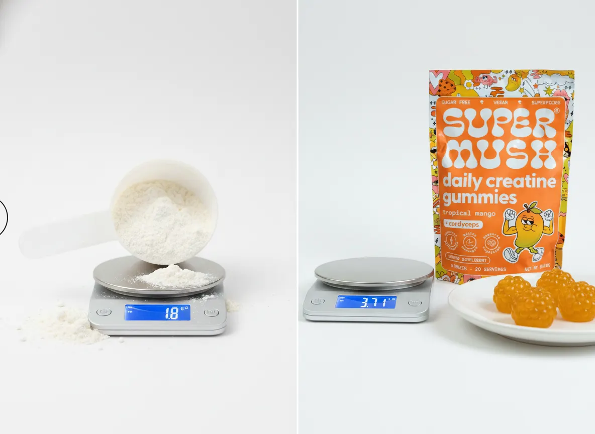 3.71g Creapure® Per Serving — Most Gummies Deliver Half That