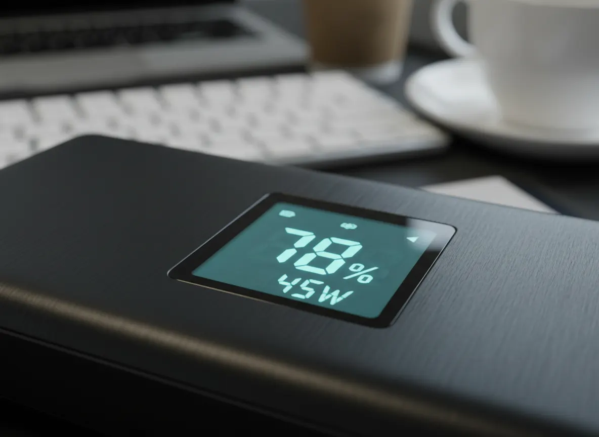 24,000mAh capacity with smart digital display