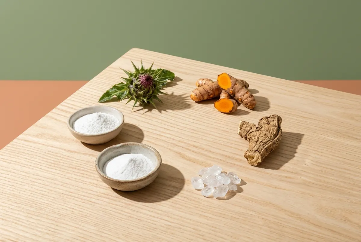The formula has six ingredients working together, not one miracle compound