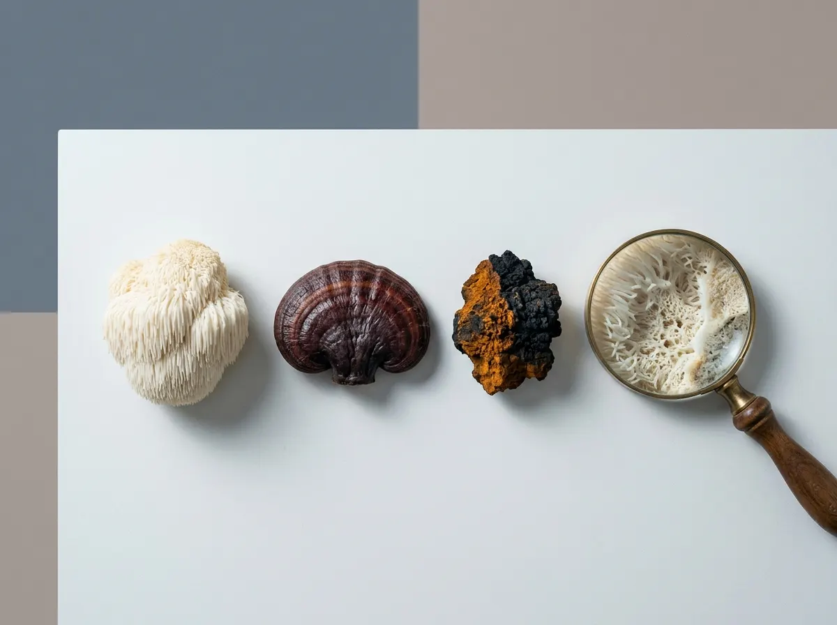 Fruiting-body mushroom extracts at 8:1 concentration deliver what mycelium cannot
