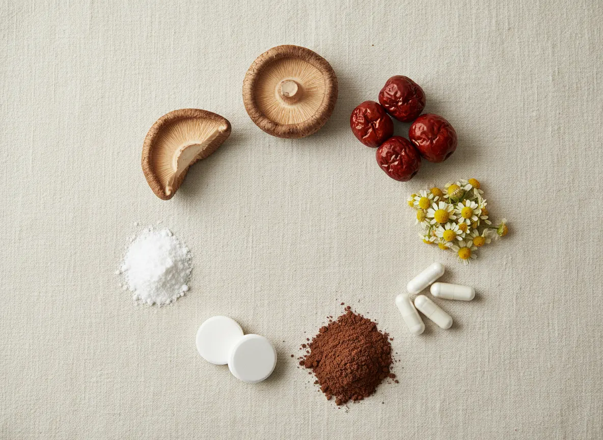 Seven functional ingredients replace multiple supplement bottles