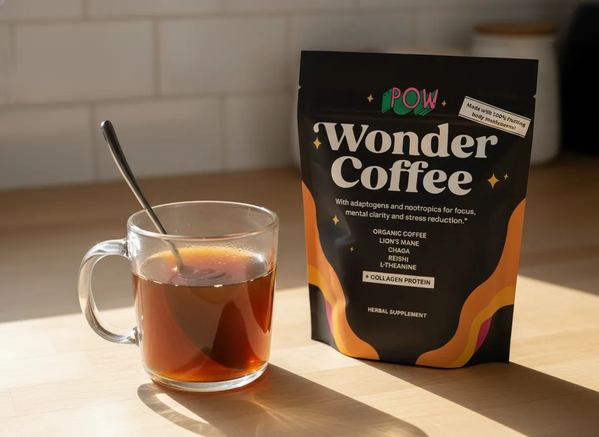 Tastes like real coffee, not earthy or gritty mushroom powder