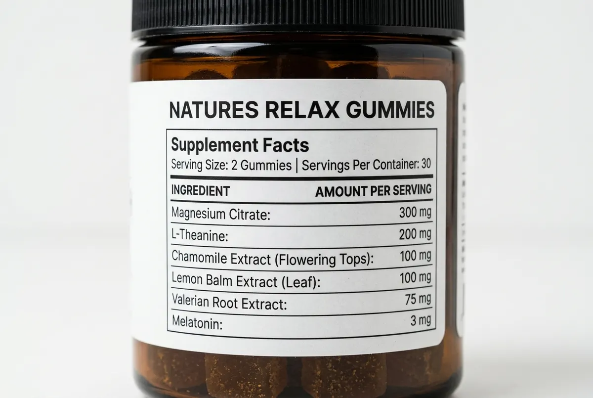 Every dose printed on the label—no mystery blend