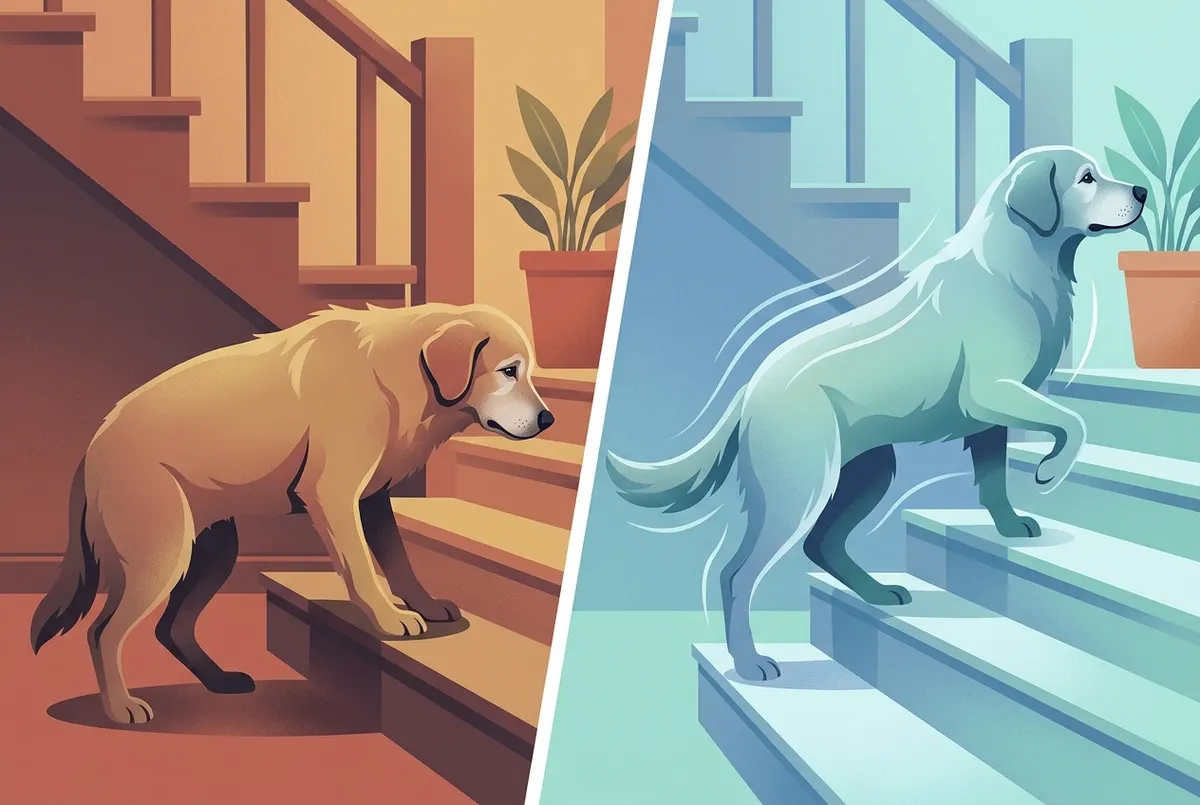 Eight weeks to see your dog acting like their old self