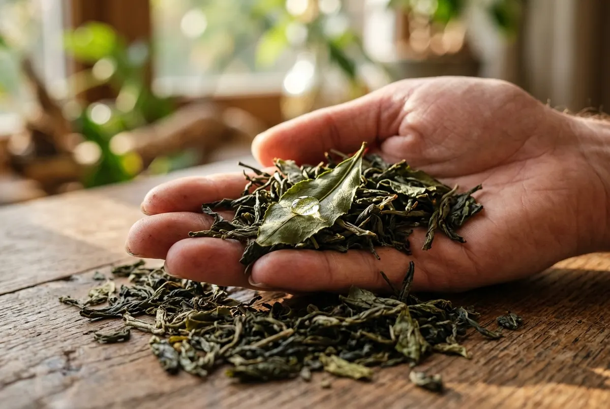 65mg from green tea extract, not synthetic caffeine chemicals