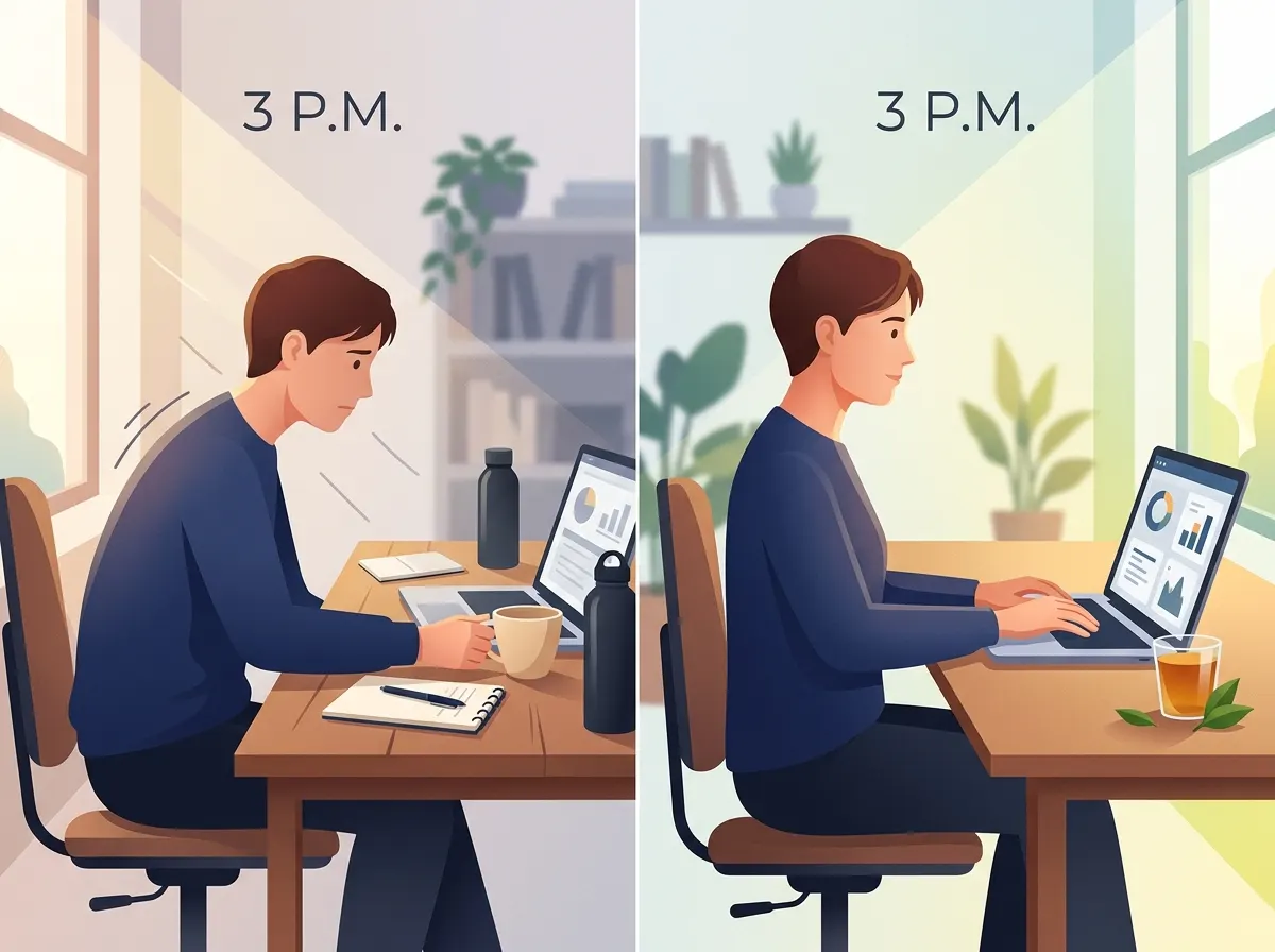 One morning cup delivers all-day energy without the 2 p.m. desperation refill