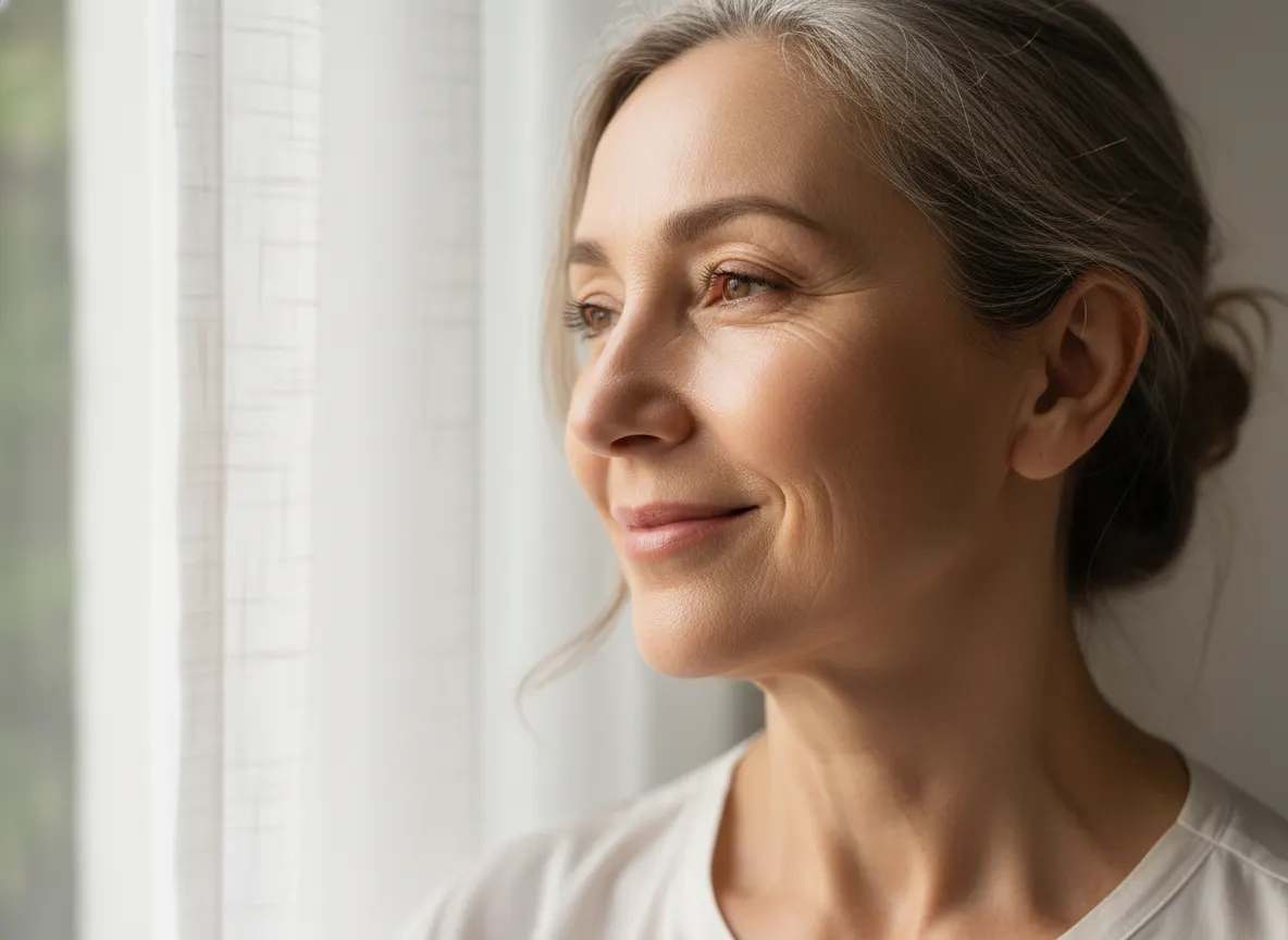 Mature Skin Looks Dewy, Not Dry or Lined