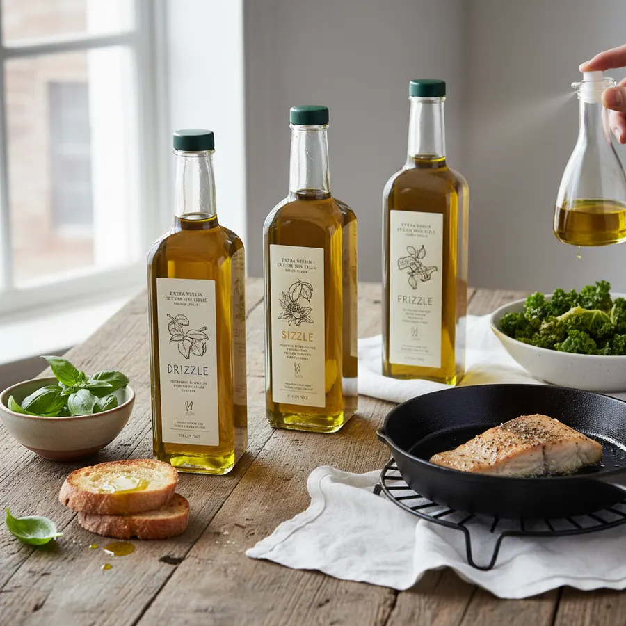 Extra Virgin Olive Oil Trio (Drizzle, Sizzle, Frizzle)