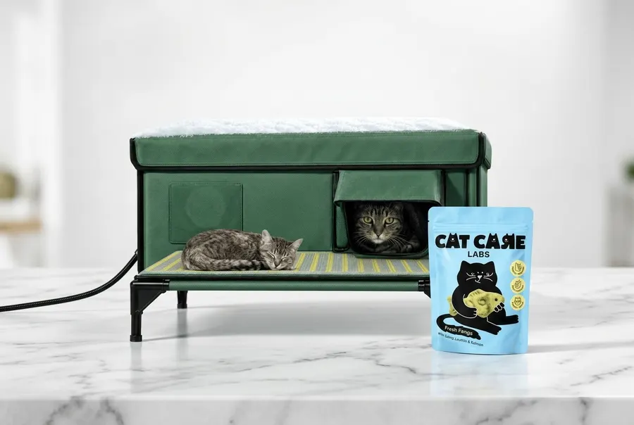Shelter 01 Outdoor Functional Cat Shelter