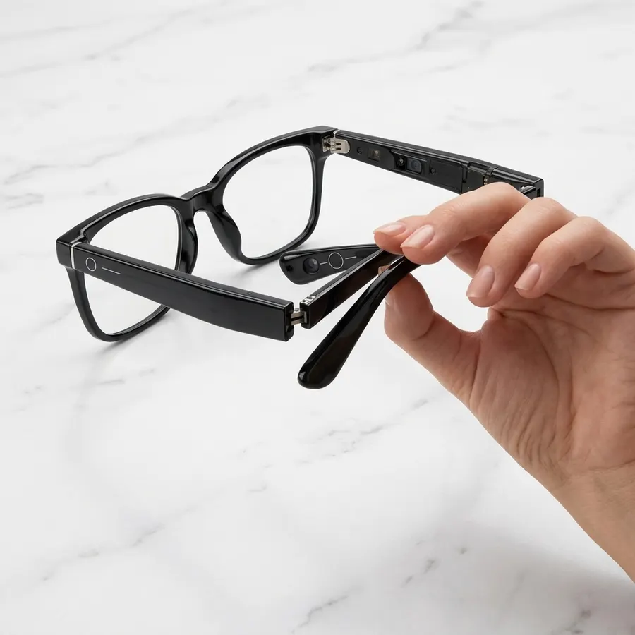 AI Smart Camera Glasses with 4K Video & Photo – Bluetooth Smart Sunglasses with Real-Time Translation, Calls, Music & ChatGPT AI Assistant (32GB)