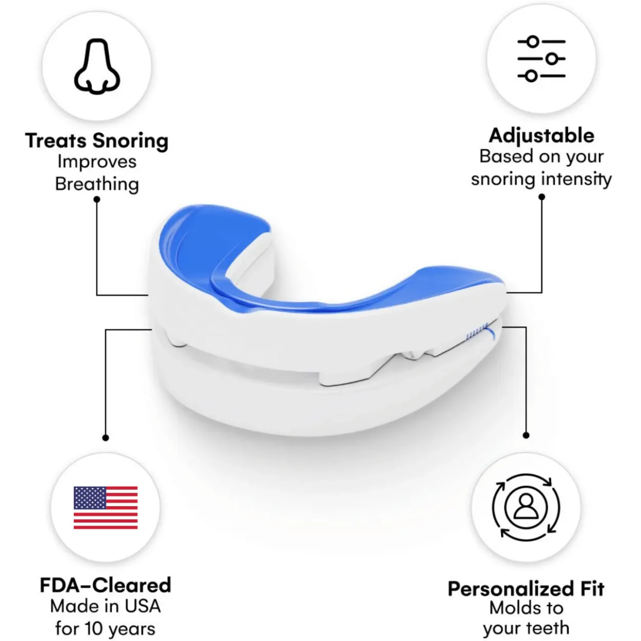 Adjustable Anti-Snoring Mouthpiece