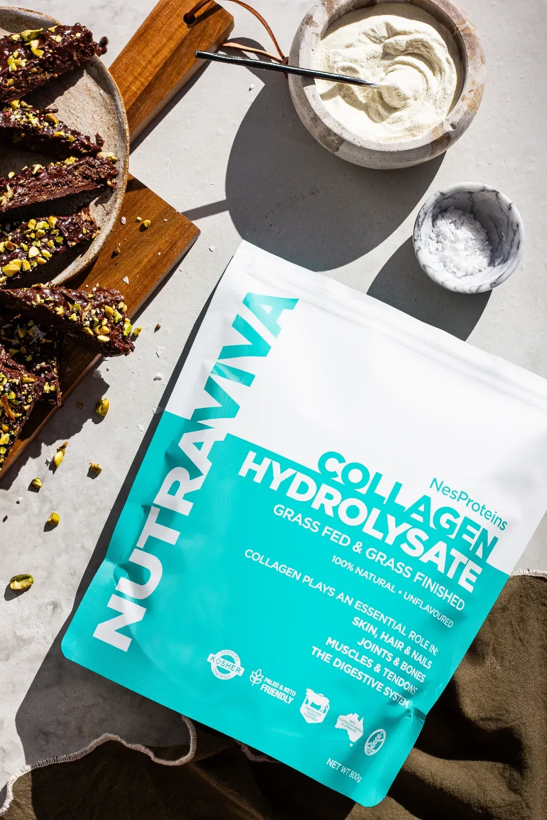 100% pure bovine hydrolysate with zero fillers or additives