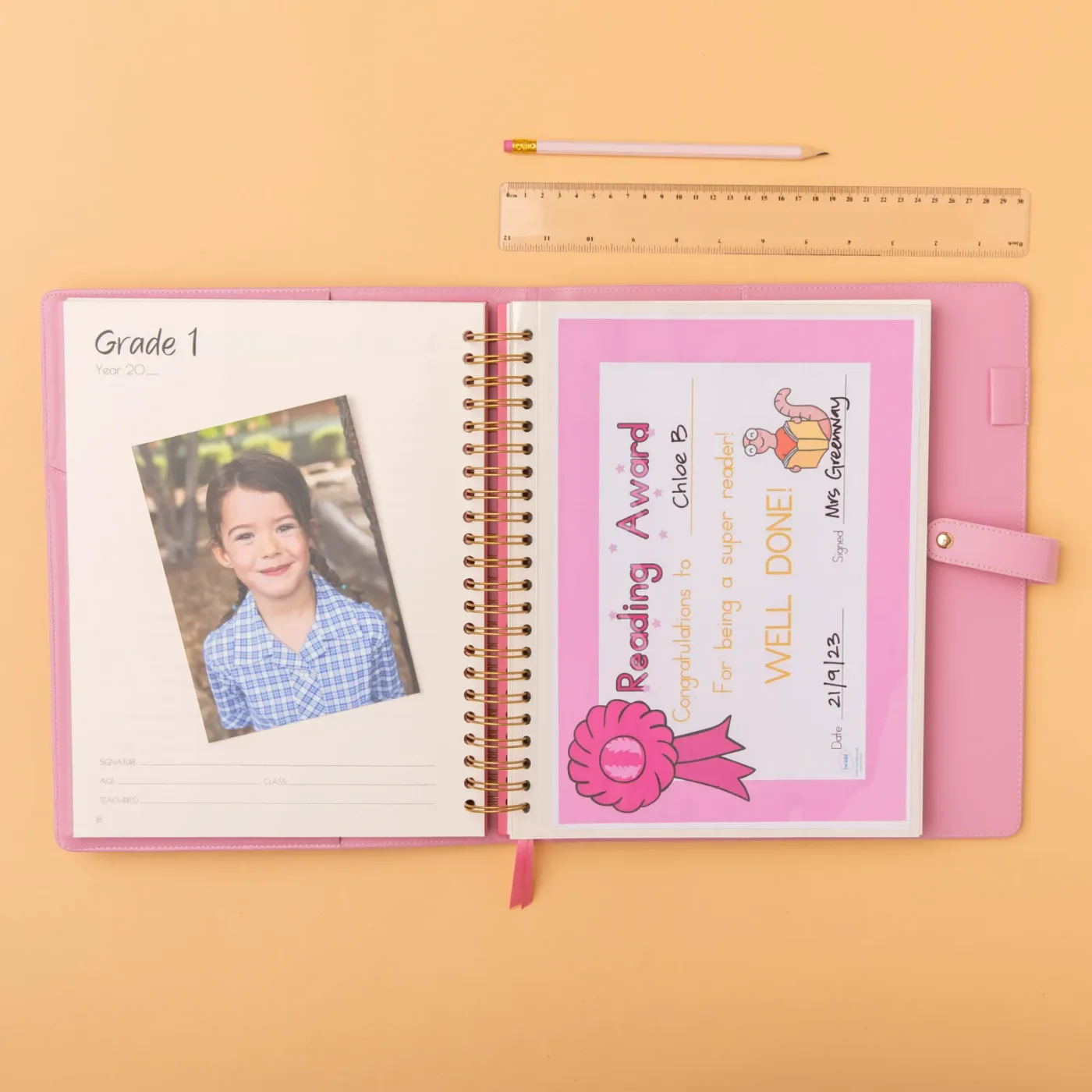 Premium pages and binding designed to outlive the school years