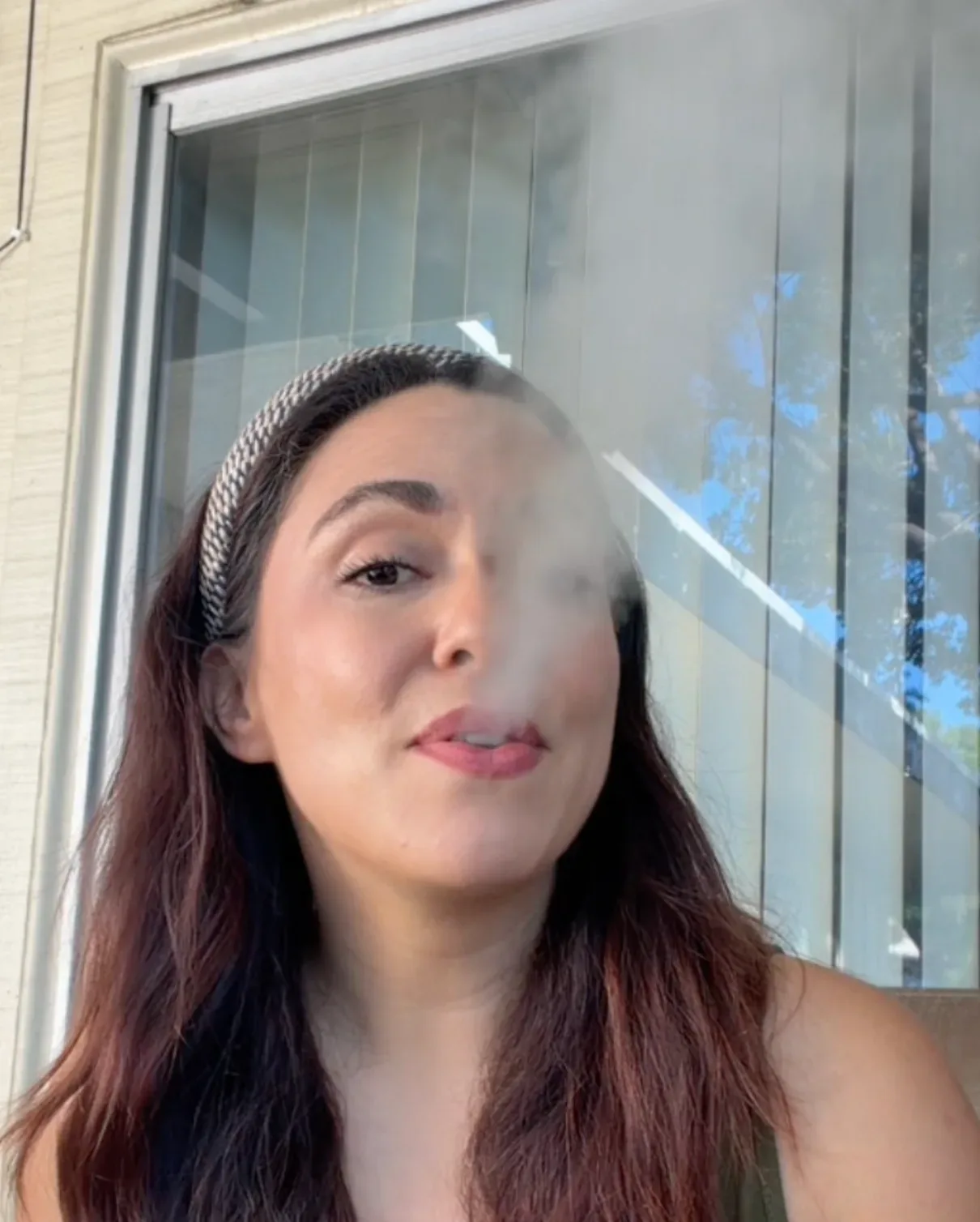 You exhale visible mist—not air, not theater