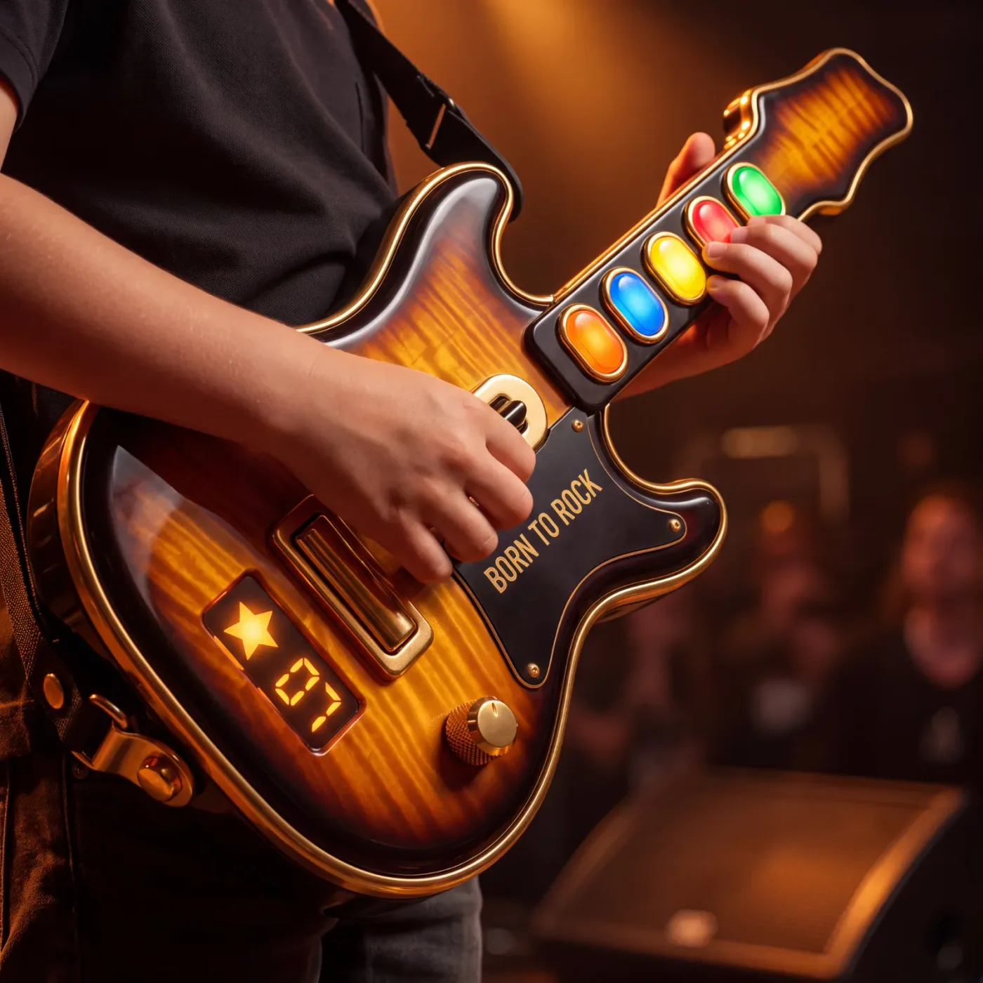 They Hold It Like a Real Guitar